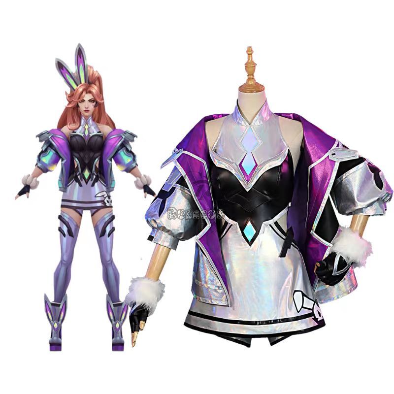 LOL The Anima Squad Battle Bunny Miss Fortune Cosplay Costume