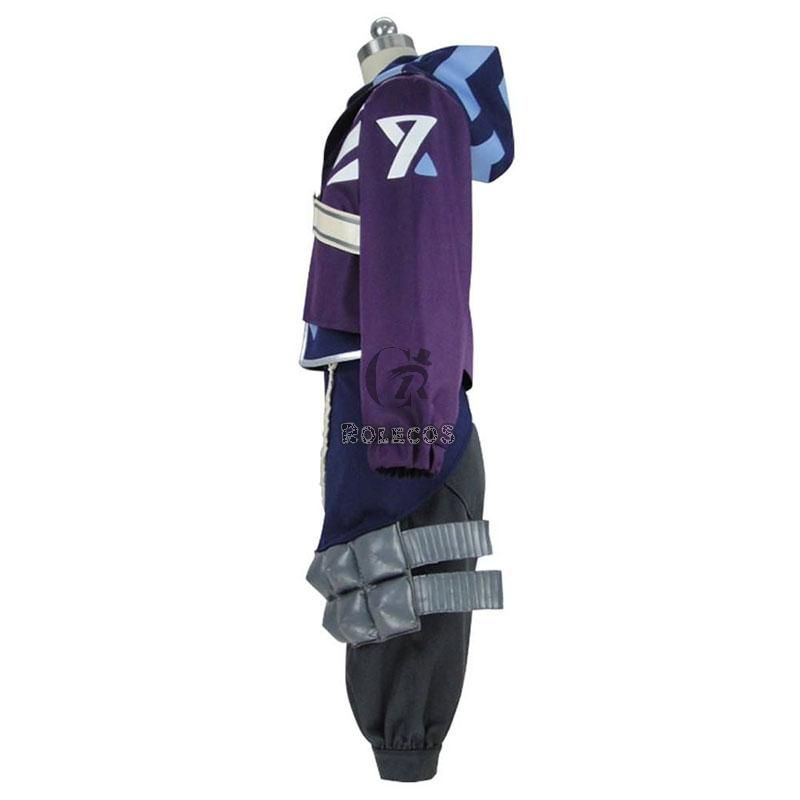 LOL True Damage Ekko Male Cosplay Costume