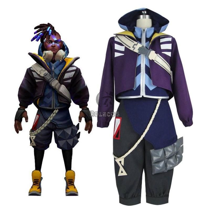 LOL True Damage Ekko Male Cosplay Costume