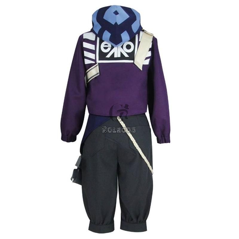 LOL True Damage Ekko Male Cosplay Costume