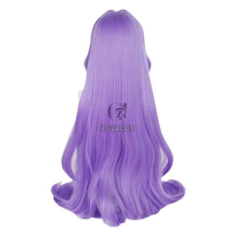 LOL Withered Rose Syndra Purple Long Cosplay Wigs 