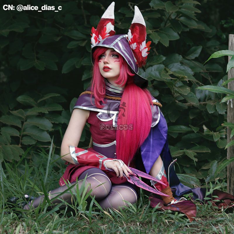 LOL  Xayah The Rebel Cosplay Costume