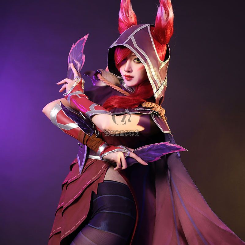 LOL  Xayah The Rebel Cosplay Costume