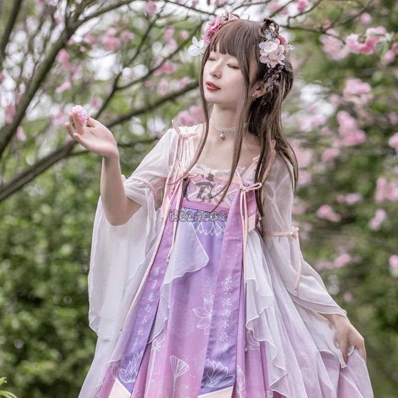 Lolita Cute Sweet Dress 3 Colors Cosplay Costume