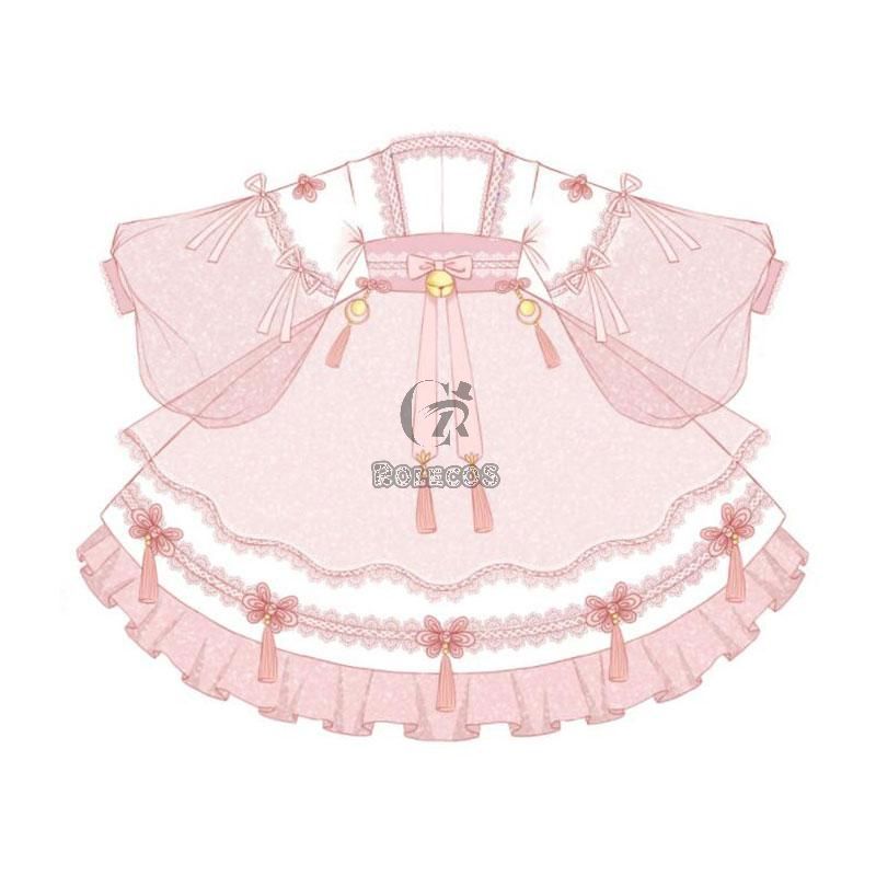 Lolita Dress Cute Girl Sweet Daily Skirt Cosplay Costume