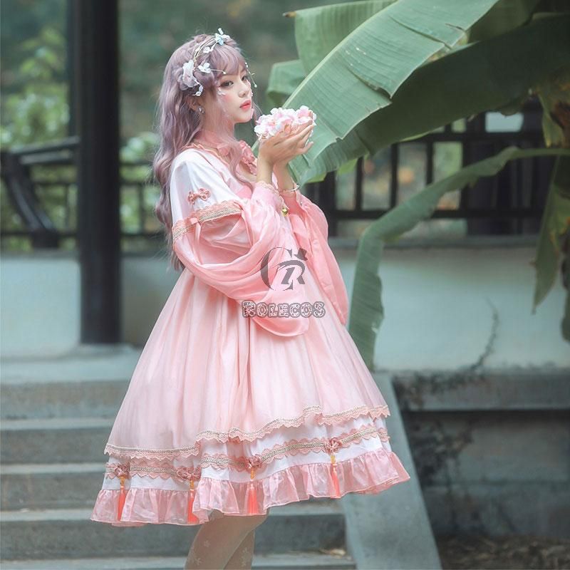 Lolita Dress Cute Girl Sweet Daily Skirt Cosplay Costume