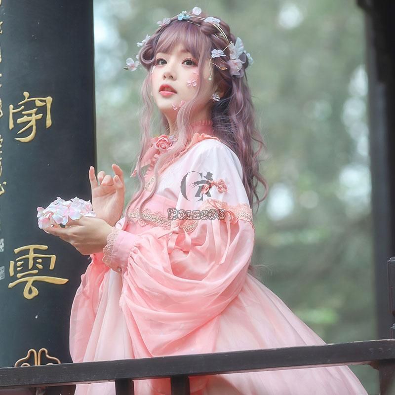 Lolita Dress Cute Girl Sweet Daily Skirt Cosplay Costume