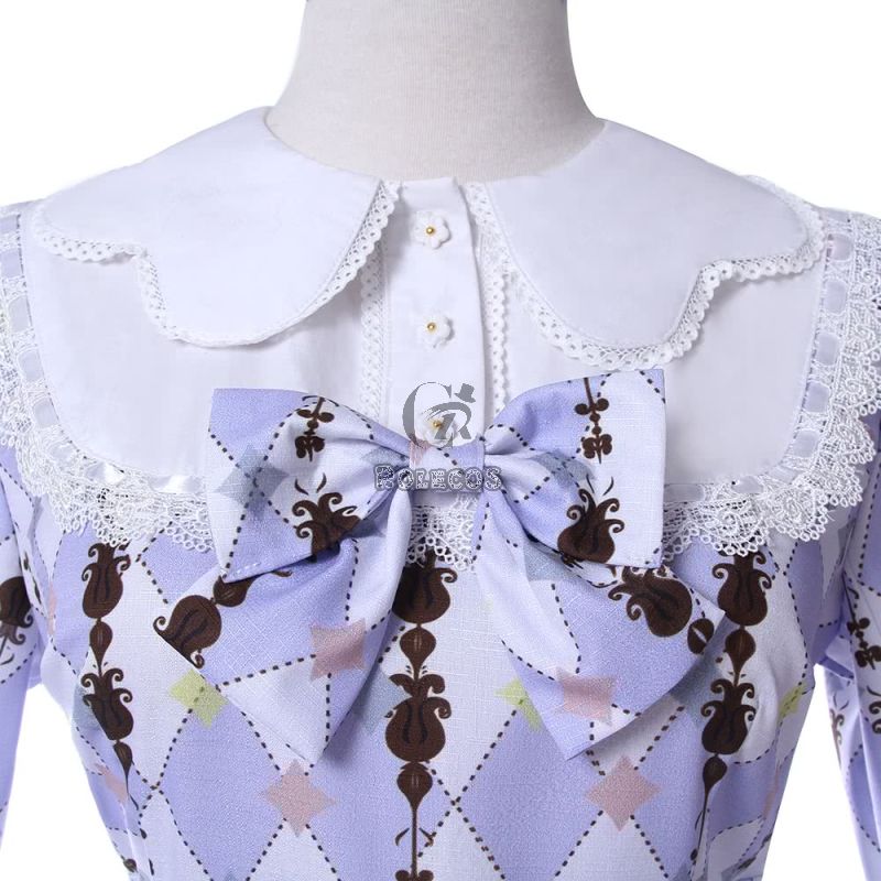 Lolita Long Sleeve Lace Dress Princess Pastoral Style Lolita Costume 