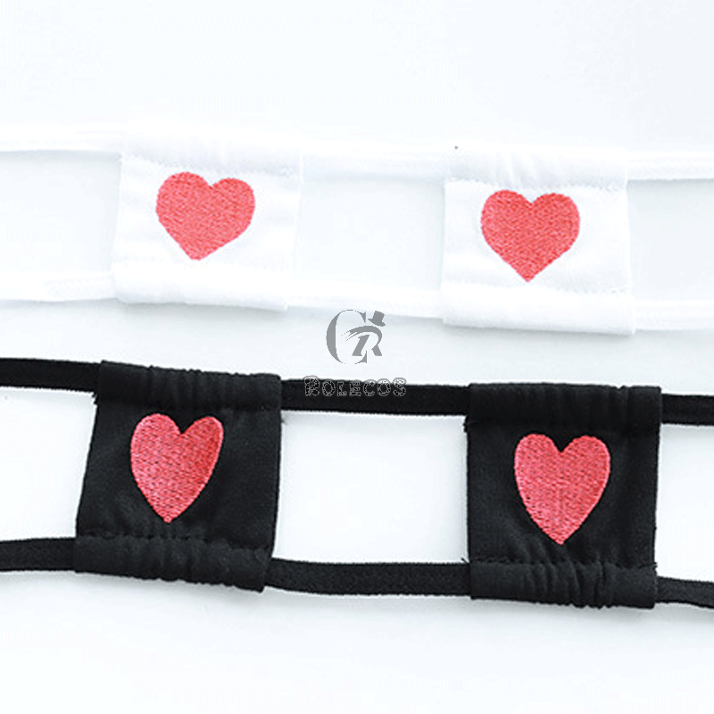 Love Embroidery Bikini Sexy 2 Colors Cosplay Costume