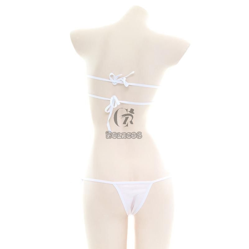 Love Embroidery Bikini Sexy 2 Colors Cosplay Costume