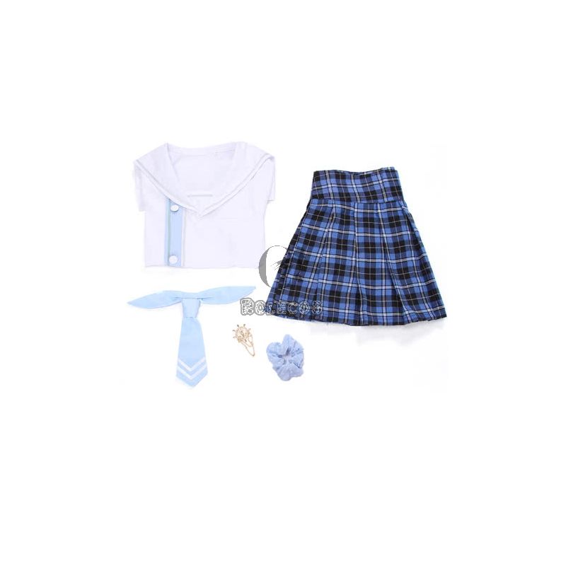 Love Live!! Ayase Eli Daily Sailor Uniform Dresses Skirts Cosplay Costumes