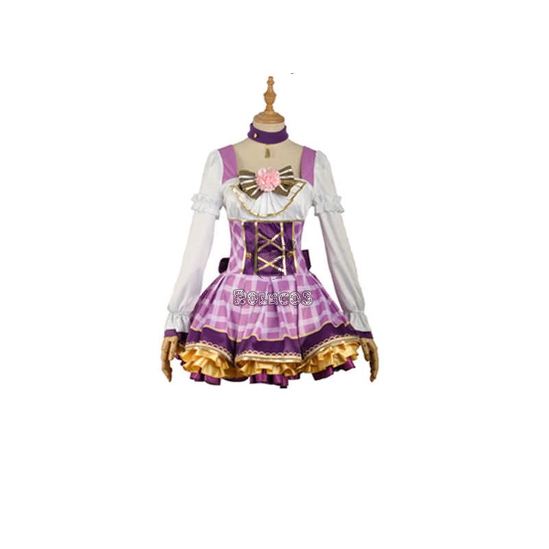 Love Live Bouquet AwakenTojo Nozomi Purple Dress Anime Cosplay Costumes