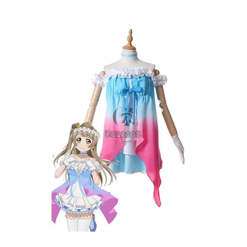Love Live! Yume No Tobira Kotori Minami White Anime Coaplay Dress