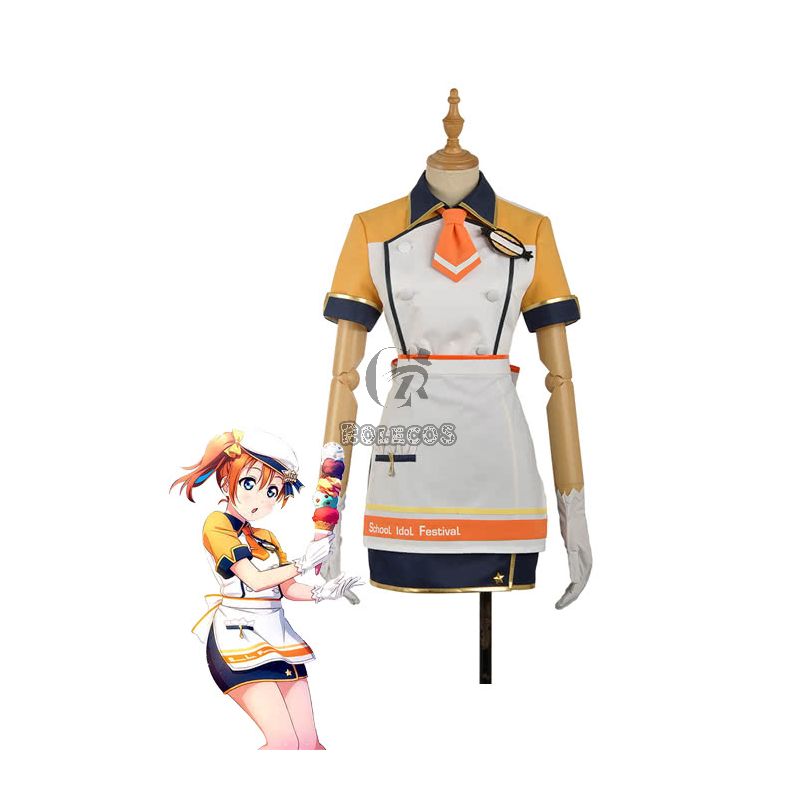 Love Live Icecream Kosaka Honoka Anime Cosplay Costumes