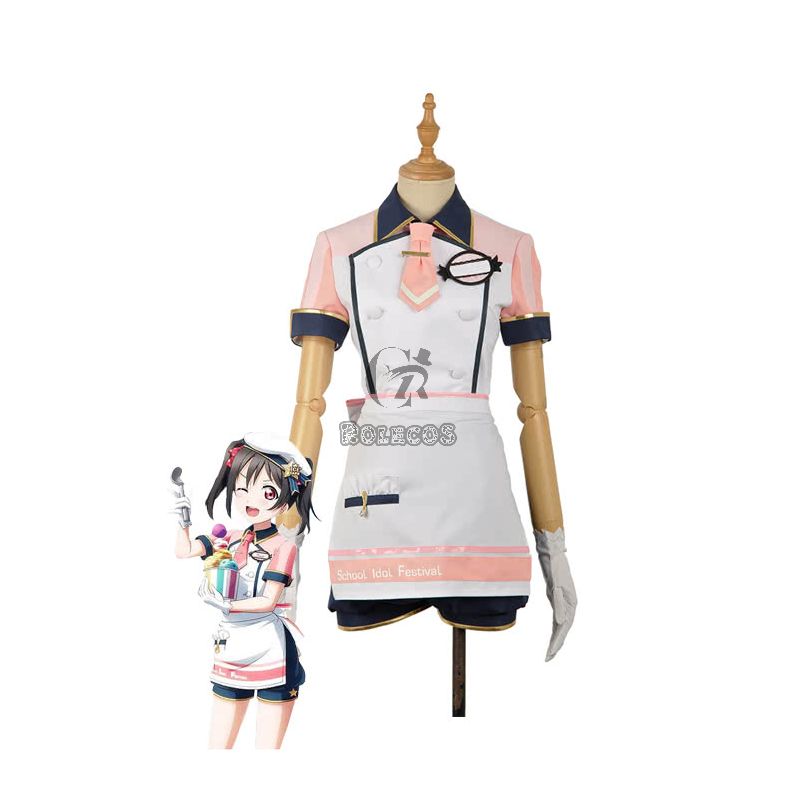 Love Live Ice Cream Nico Yazawa Anime Cosplay Costumes