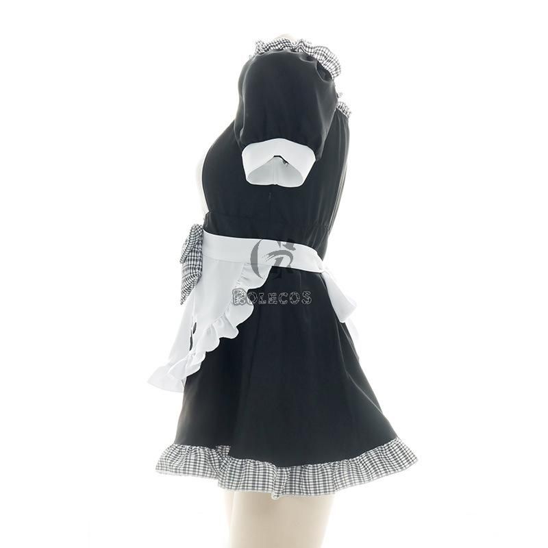 Loving Cutout Cute Maid Suit Cosplay Costume