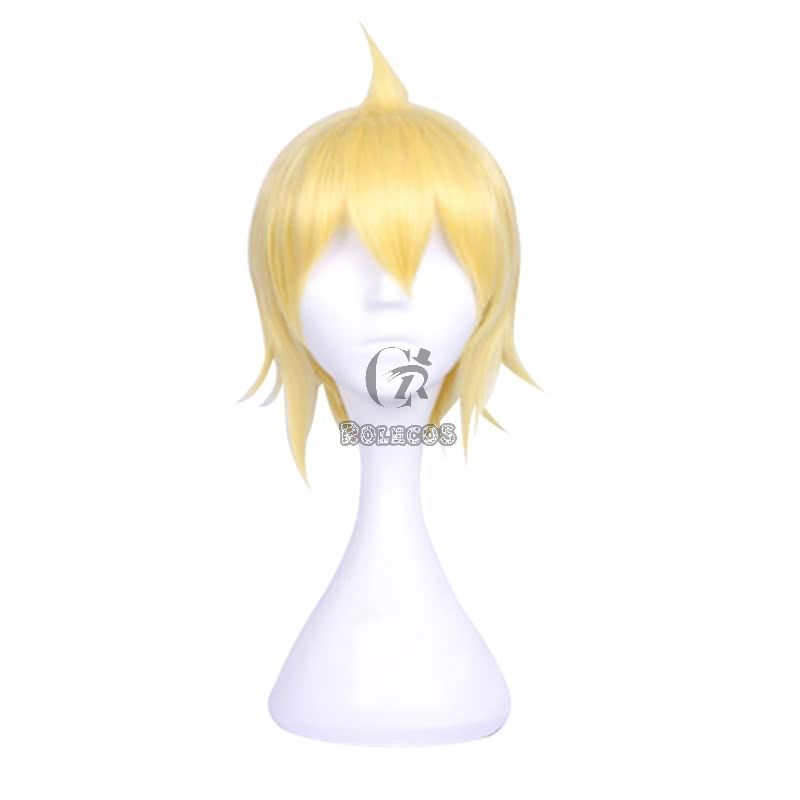 Magical Girl Ore Mahou Shoujo Eternal Dangerous Pretty Blond Short Cosplay Wig