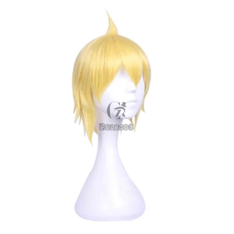 Magical Girl Ore Mahou Shoujo Eternal Dangerous Pretty Blond Short Cosplay Wig