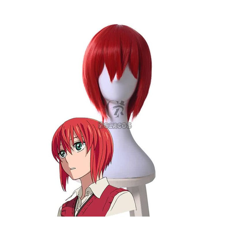 Mahō Tsukai no Yome Chise Hatori Cosplay Red Wigs