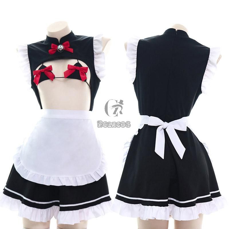 Maid Bow Cute Lingerie Cosplay Costume