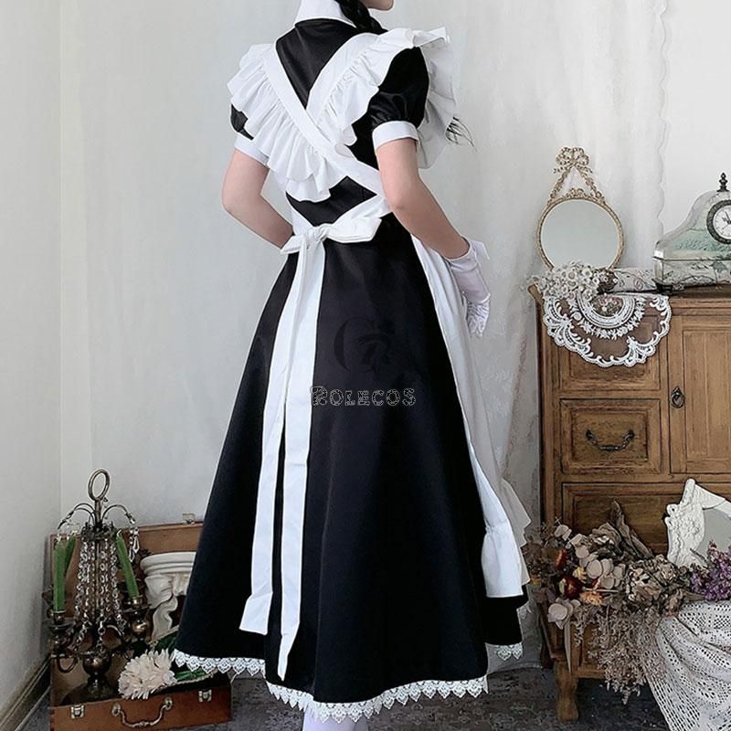 Maid Outfit Cute Uniform Long Sleeve And Short Sleeve Cosplay Costume 