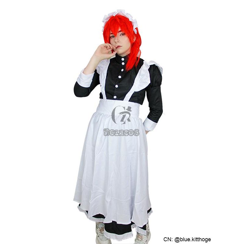 Maid Outfit Gender Conversion Boys Male Cosplay Costume