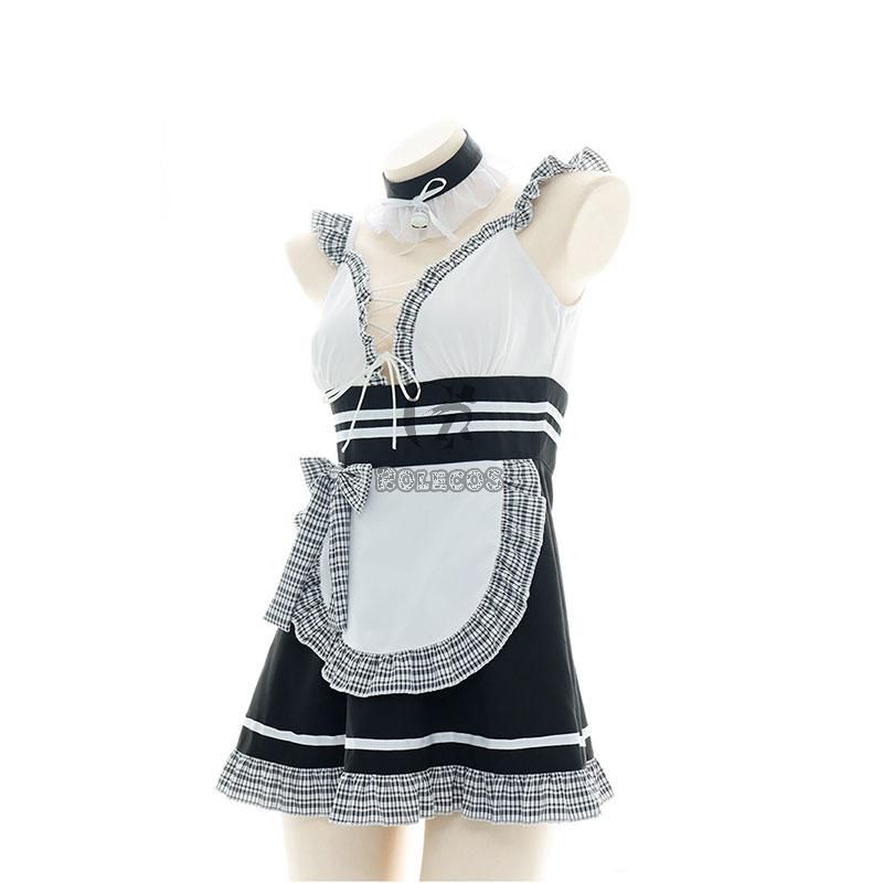 Maid Pierced Sexy Lingerie Cosplay Costume