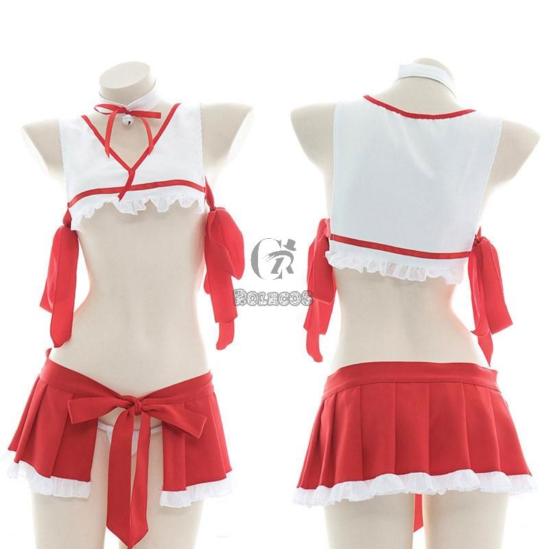 Miko Sexy Pajamas Lingerie Cosplay Costume