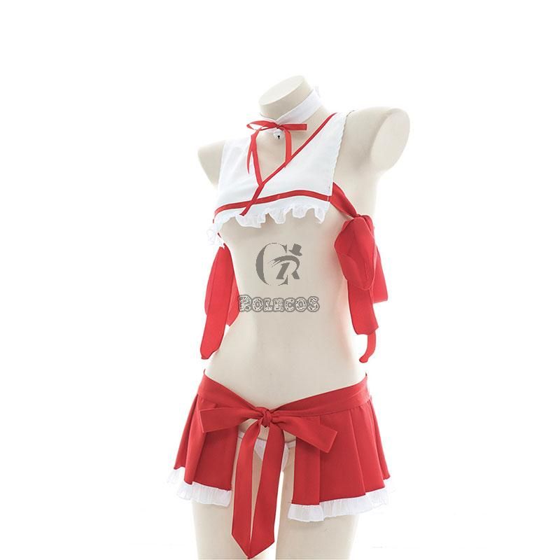 Miko Sexy Pajamas Lingerie Cosplay Costume