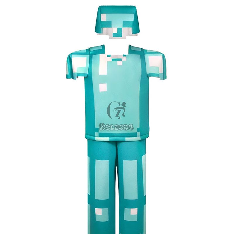 Minecraft Diamond Armor Cosplay Costume