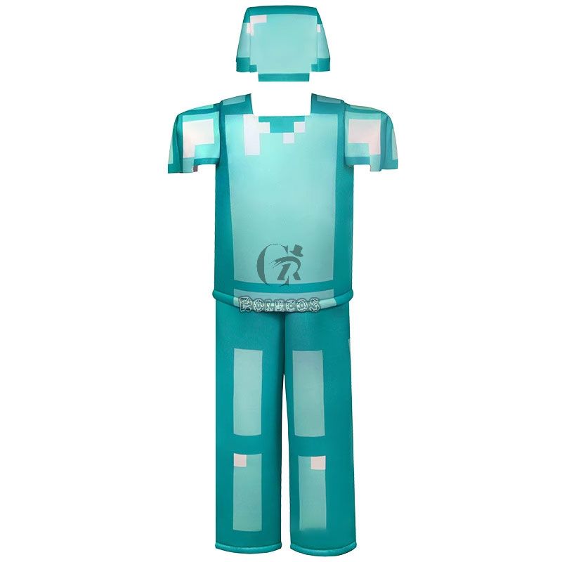 Minecraft Diamond Armor Cosplay Costume