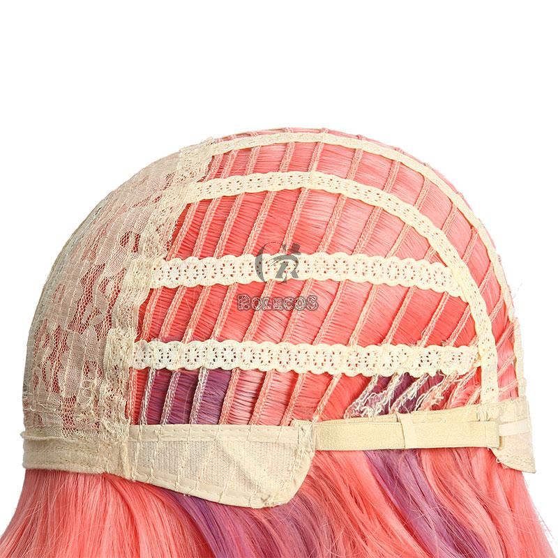 Miss Kobayashi's Dragon Maid ilulu Pink Mixed Color Cosplay Wigs