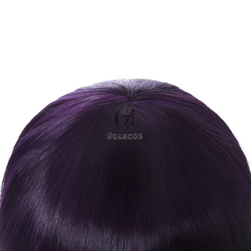 Cardcaptor Sakura Clear Card-hen Tomoyo Daidouji Anime Cosplay Wigs Long Curly Deep Purple Woman Wigs