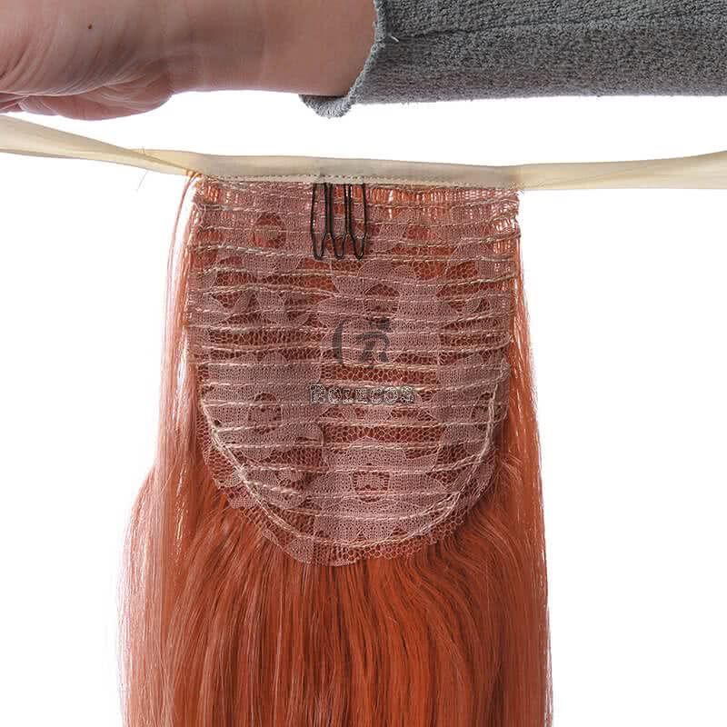 DDLC Monika Super Long Deep Pink Curly Synthetic Cosplay Wigs