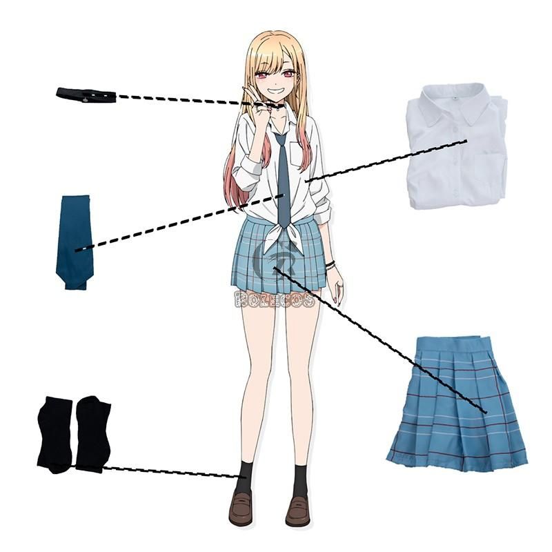 My Dress-Up Darling Marin Kitagawa Uniform Cosplay
