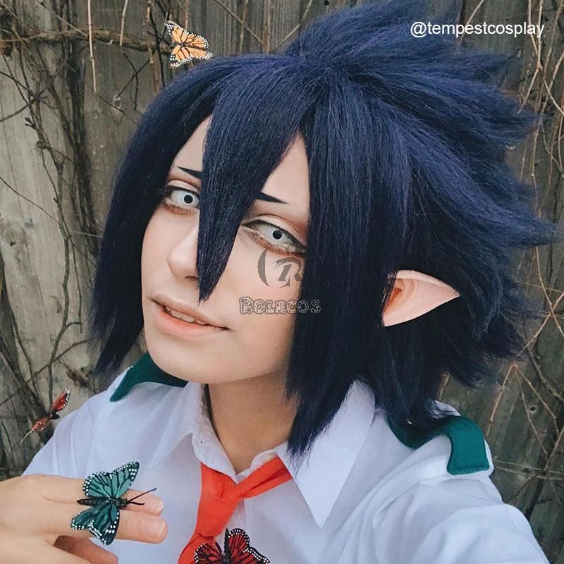 My Hero Academia Amajiki TamakiSuneater Blue Cosplay Wigs