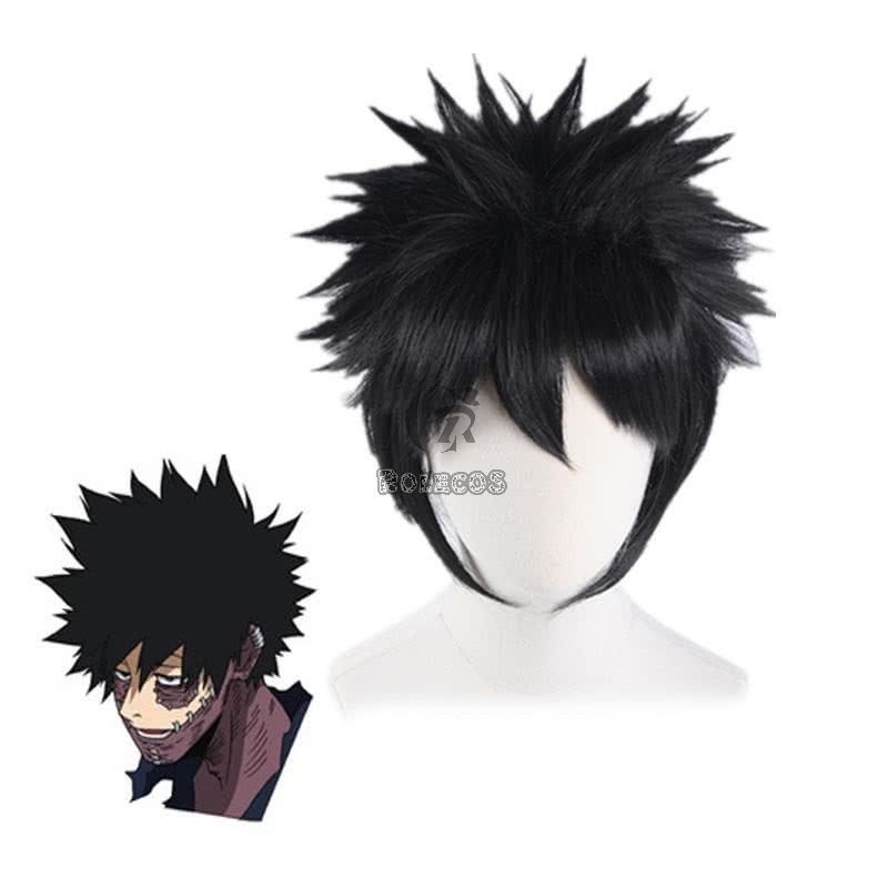 My Hero Academia Anime Dabi Black Short Cosplay Wigs