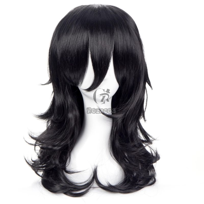 My Hero Academia Anime Shouta Aizawa Long Black Cosplay Wigs