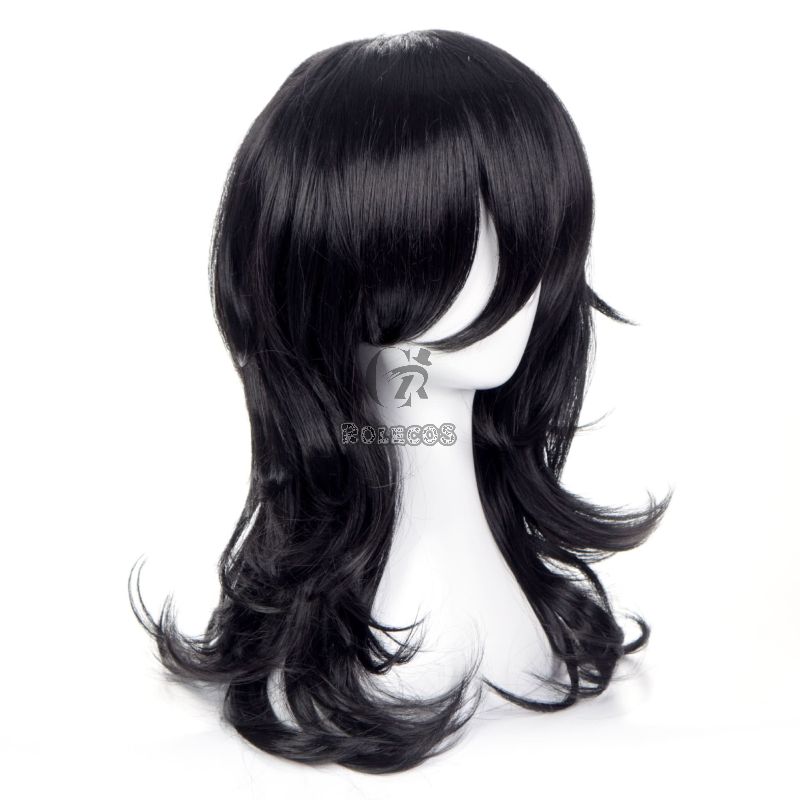My Hero Academia Anime Shouta Aizawa Long Black Cosplay Wigs