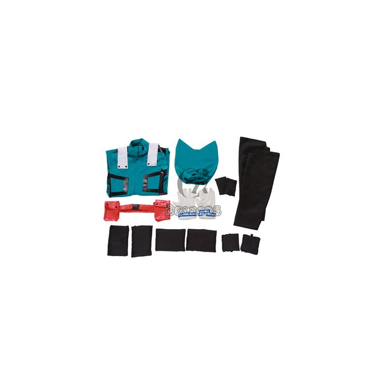 My Hero Academia Izuku Midoriya Cosplay Costumes Second Generation Battle Costumes
