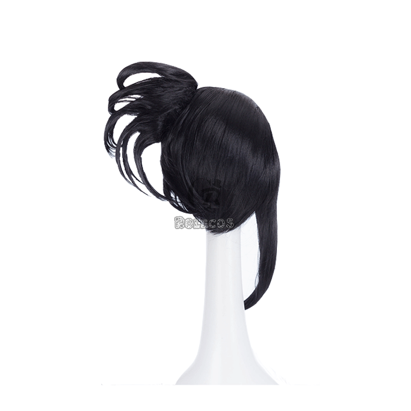 My Hero Academia Momo Yaoyorozu Women Black Cosplay Wigs 