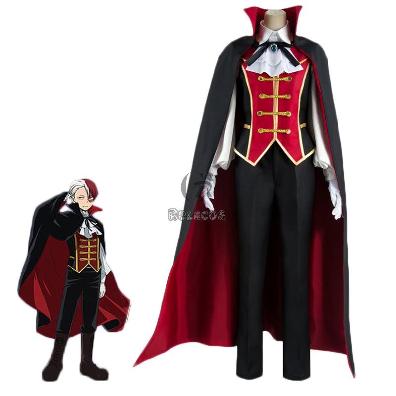 My Hero Academia Shōto Todoroki Anime Halloween Vampire Cosplay Costume