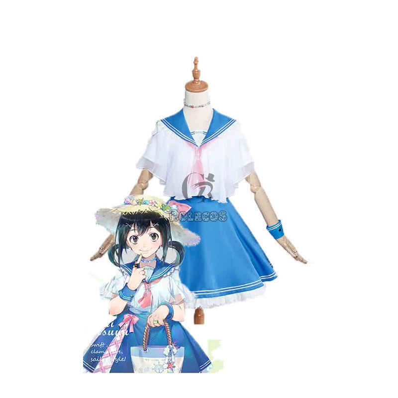 My Hero Academia Tsuyu Asui Anime Cosplay Costumes Short Dress