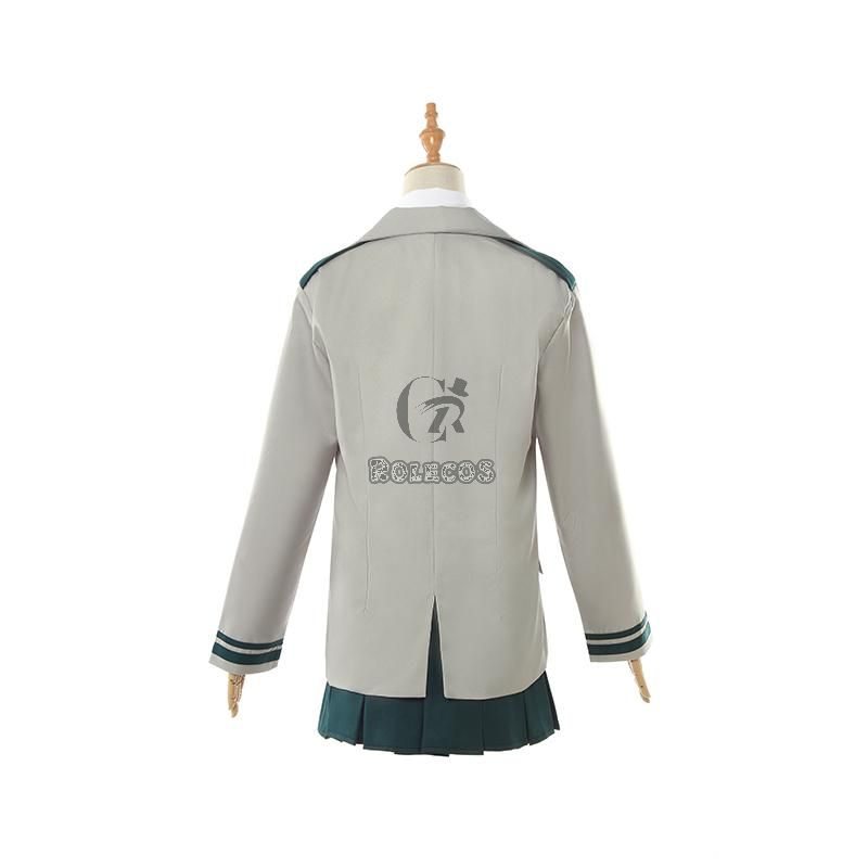 My Hero Academia Tsuyu Asui Cosplay Costumes Students Uniforms