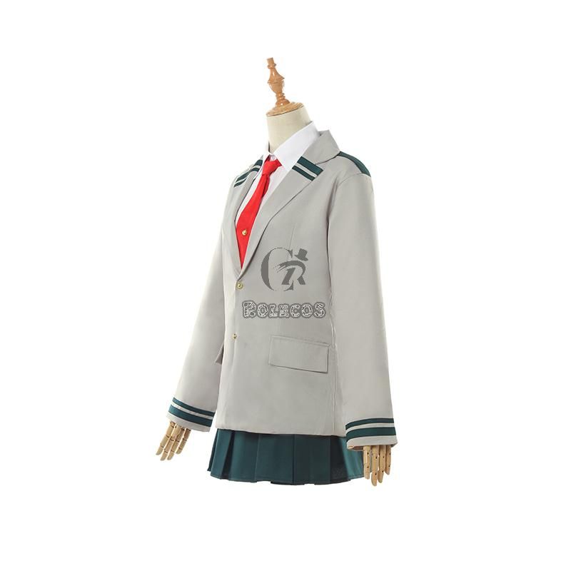 My Hero Academia Tsuyu Asui Cosplay Costumes Students Uniforms