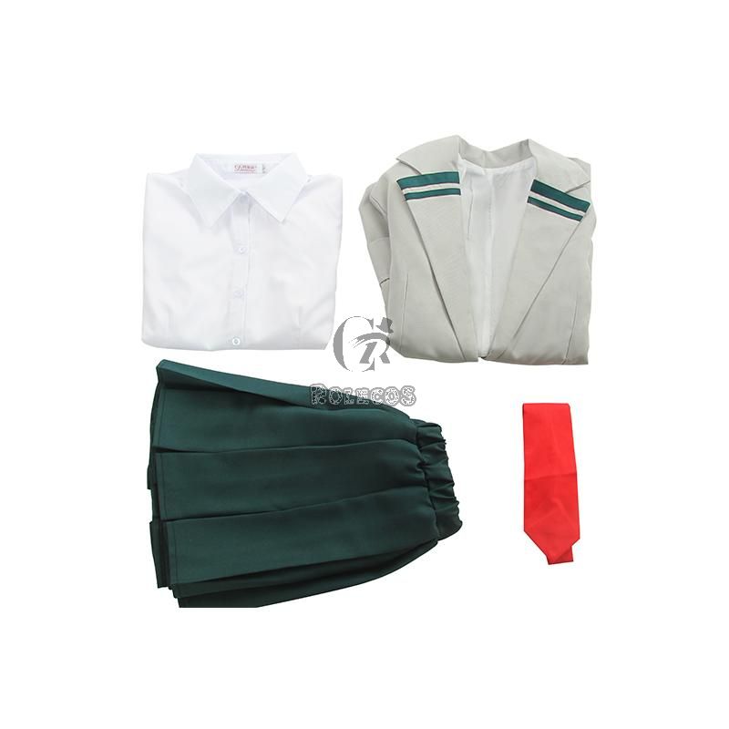 My Hero Academia Tsuyu Asui Cosplay Costumes Students Uniforms