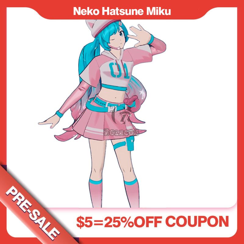 Neko Hatsune Miku Cosplay Costume Pre-sale