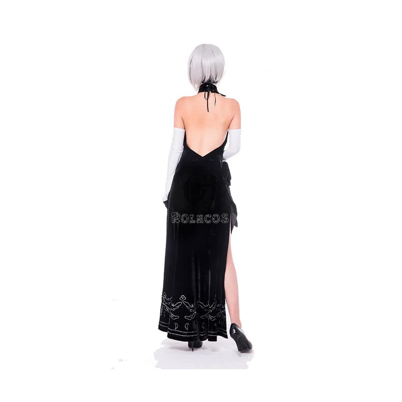 Nier: Automata Game 2b Evening Dress Cosplay Costumes 