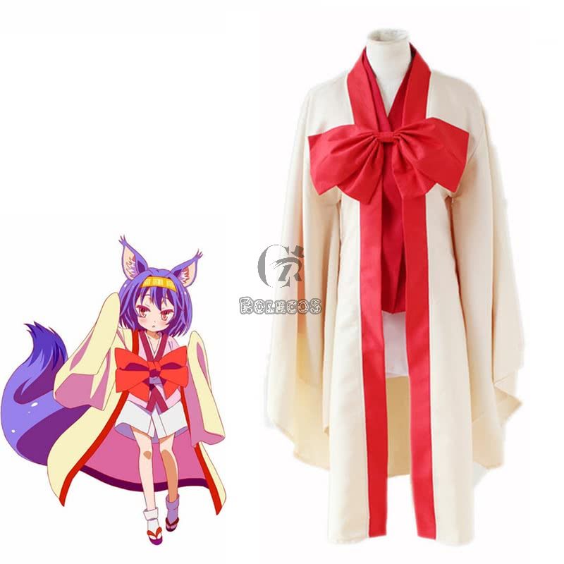 No Game No Life Izuna Hatsuse kimono Cosplay Costume