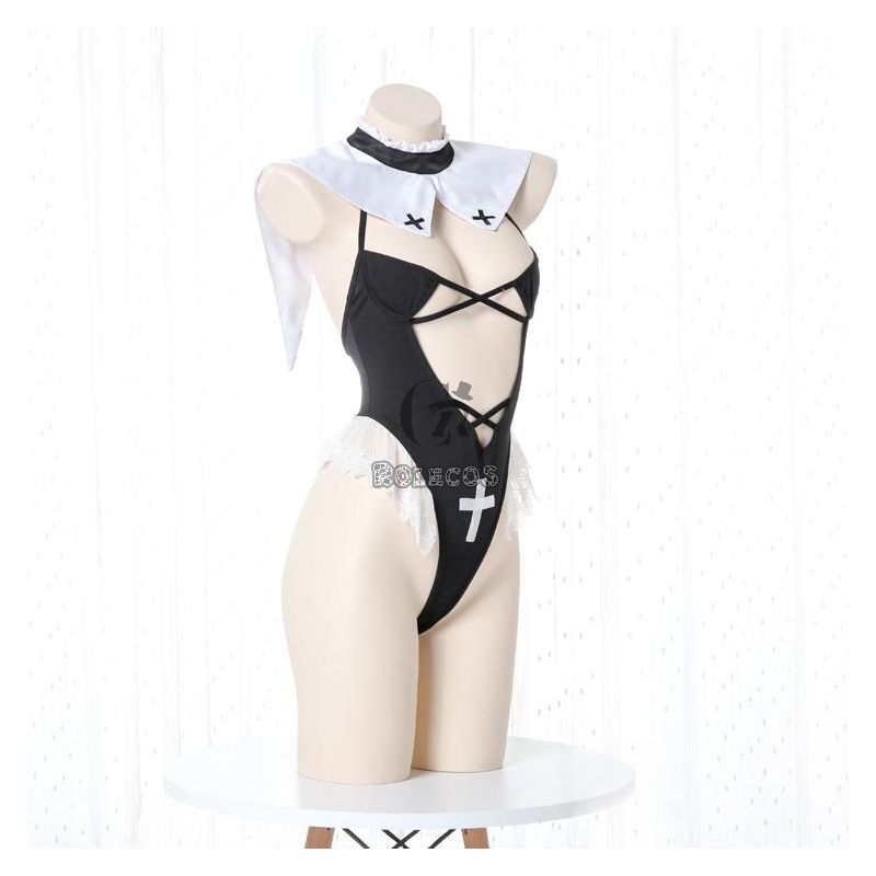 Nun Sexy Lingerie Halloween Cosplay Costume